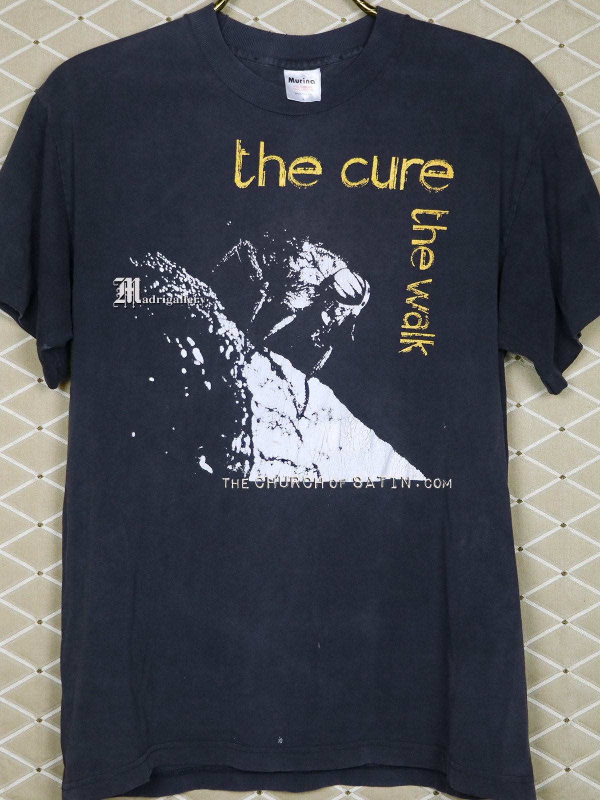 The Cure Shirt, Vintage Rare the Walk T-shirt Black Tee