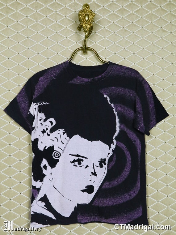 Bride of Frankenstein shirt, horror movie T-shirt… - image 1
