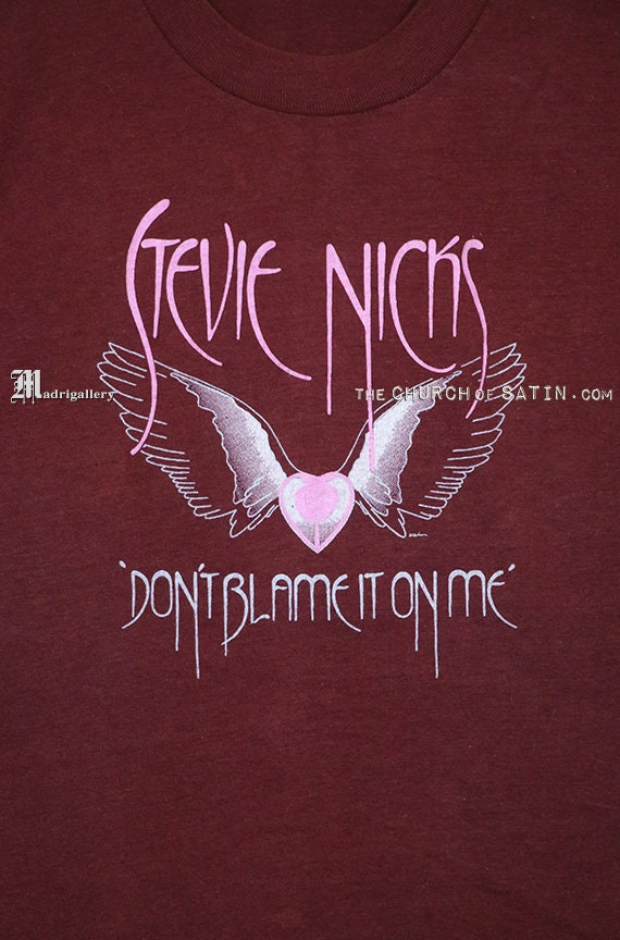 レア Stevie Nicks 1983年ツアーTシャツ 1983 Stevie Nicks Dont Blame It On Me Original Concert Tour