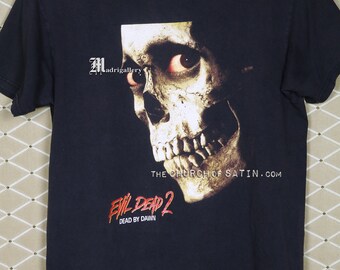 T-Shirt Evil Dead 2 Noir - Taille S - Film D'Horreur Culte - Neuf Sans Étiquettes
