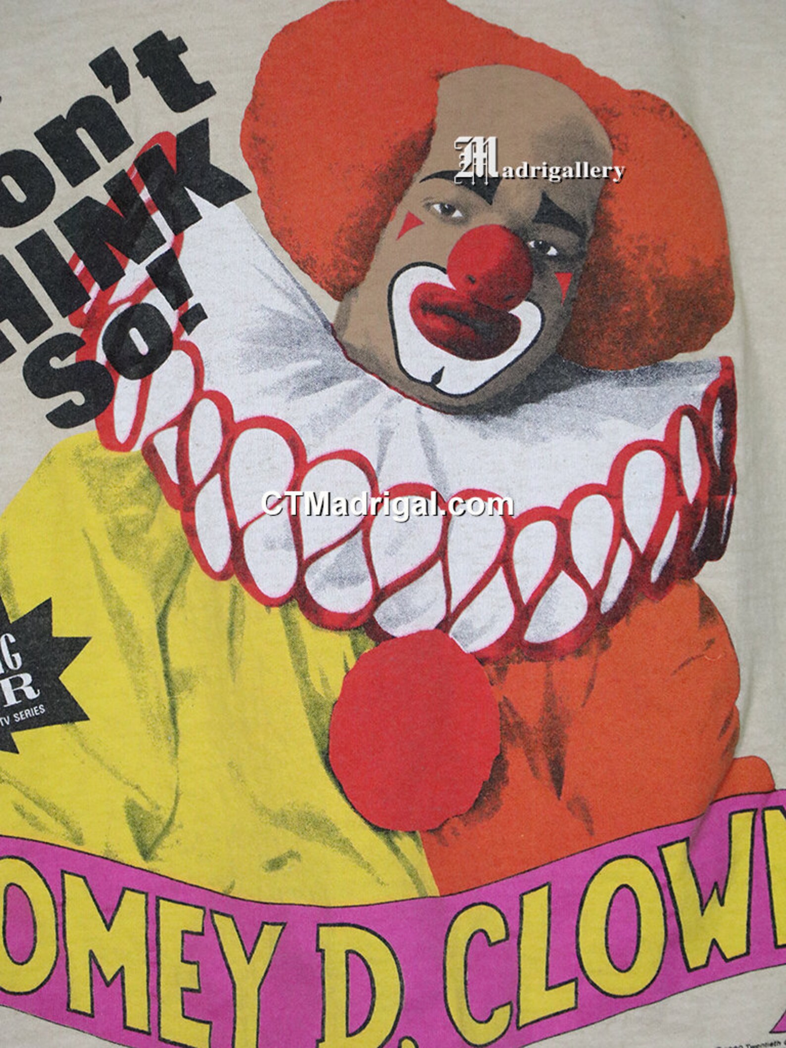 In Living Color Shirt Homey D Clown T-shirt Vintage Rare TV - Etsy