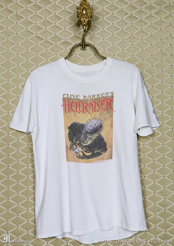 Hellraiser shirt, 1990 vintage rare horror movie t