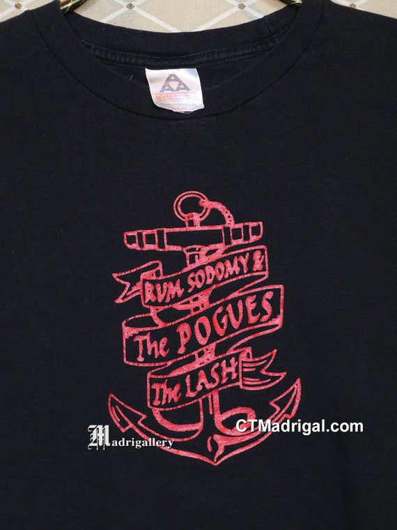 Pogues t-shirt, vintage rare tee, Nick Cave Dubli… - image 3