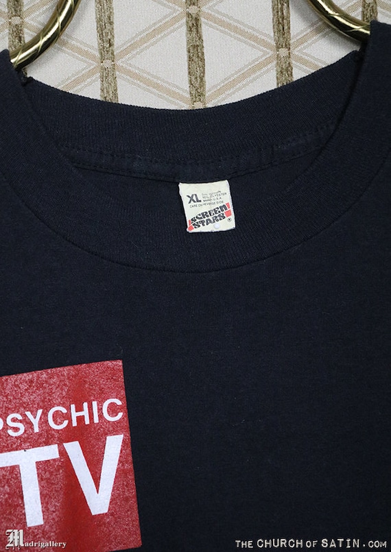 Psychic TV T-shirt, Screen Stars Vintage Rare Tee Shirt