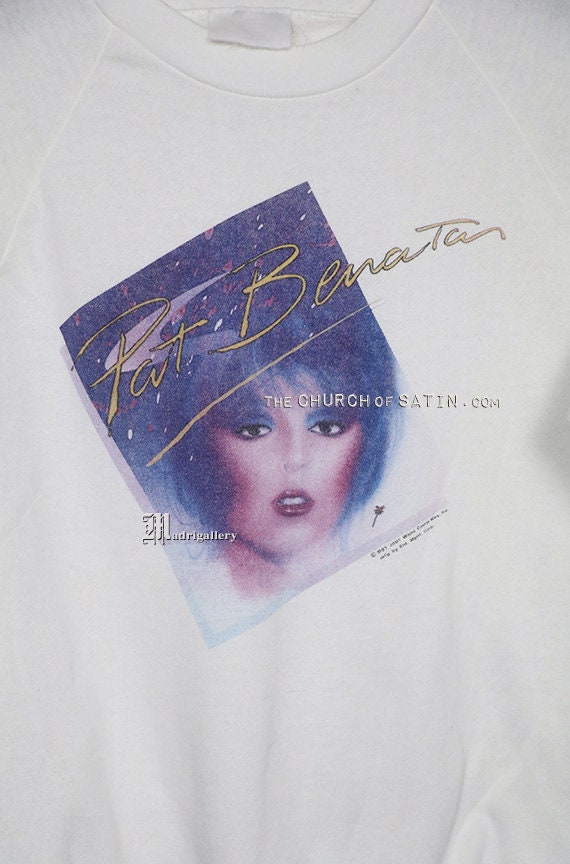 Pat Benatar shirt, vintage rare 1981 long sleeve … - image 2