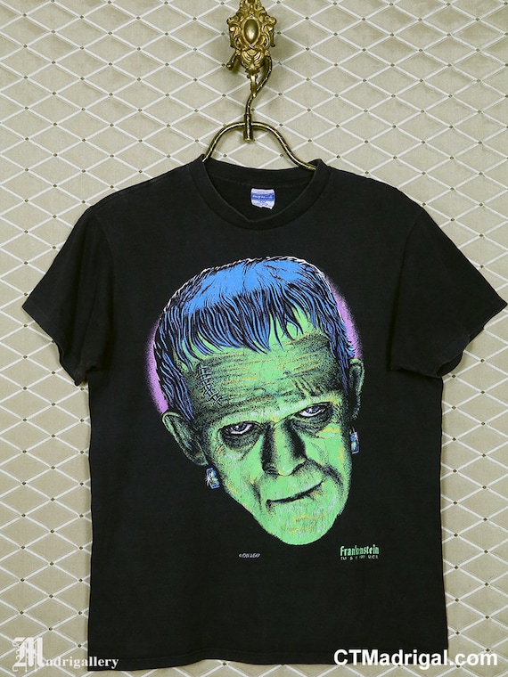 Frankenstein horror movie T-shirt Halloween tee s… - image 1