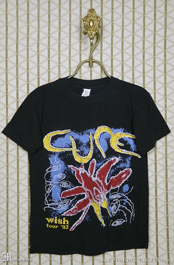 The Cure 1992 Wish Tour shirt, vintage rare T-shir