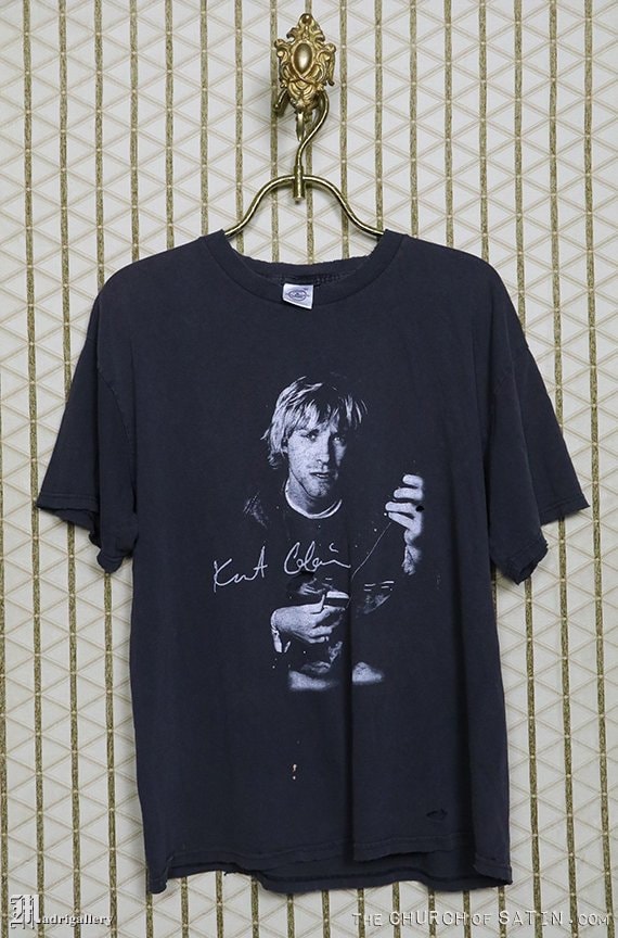 Kurt Cobain T-shirt, Vintage Tee Shirt, Mudhoney Alice in Chains