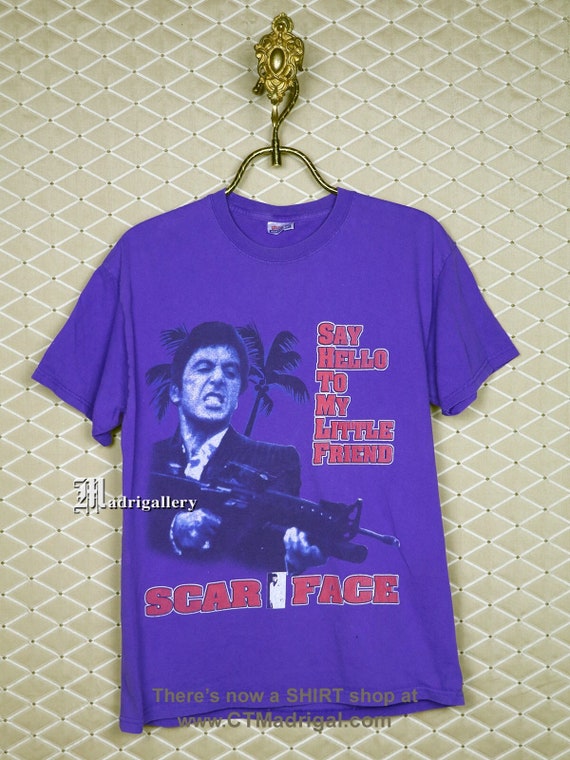 Scarface shirt, vintage rare movie cult serial kil