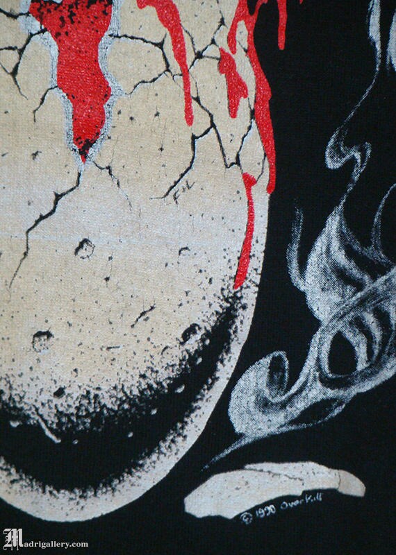 Overkill / Over Kill, 1990 Birth of Tension World Tour Shirt