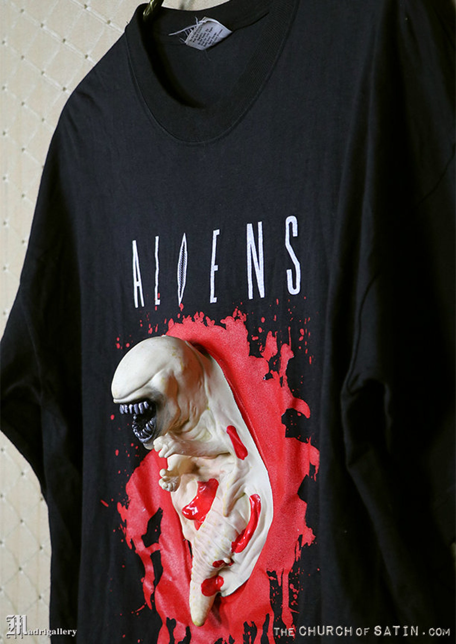 ALIENS Tshirt Vintage Rare Scifi Horror Movie Black Shirt Etsy