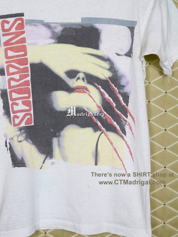 Scorpions Tour Shirt 1988 Vintage Rare T-shirt Kiss Motley Crue