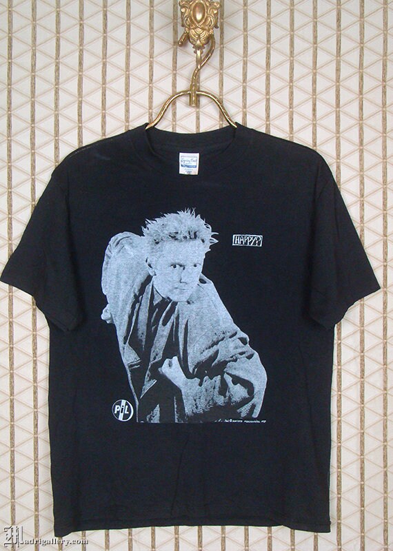 PIL Public Image Limited Shirt Happy Tour, Sex Pistols Johnny