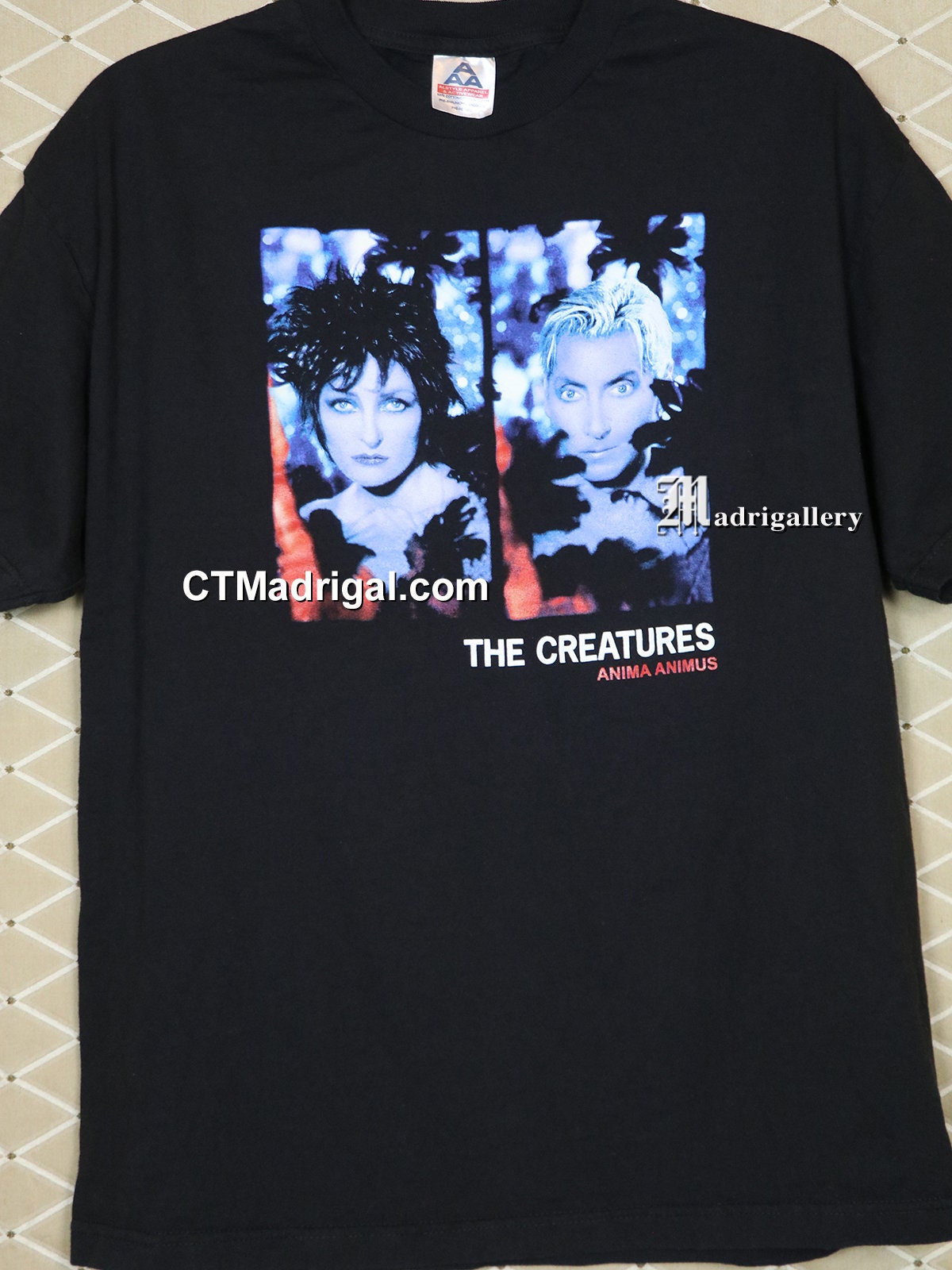 The Creatures Shirt, Siouxsie Banshees Vintage Rare T-shirt, Black 