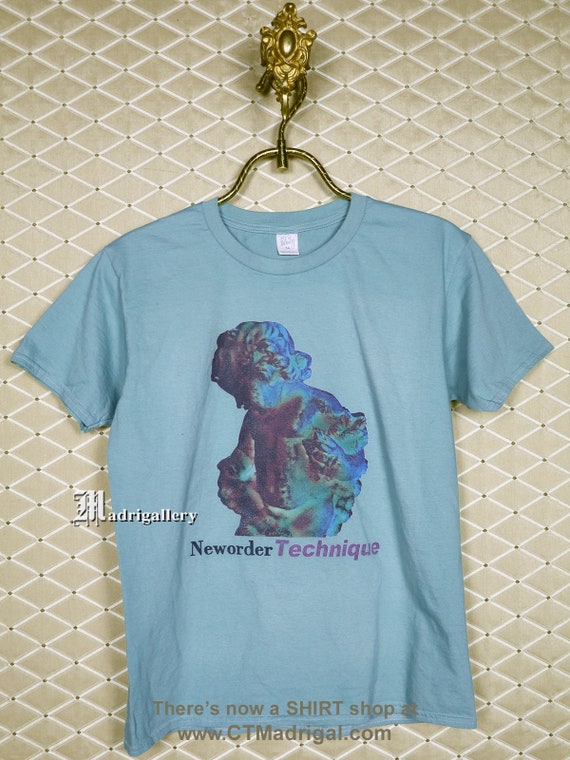 New Order T-shirt, Joy Division, Vintage Rare Technique Tee Shirt