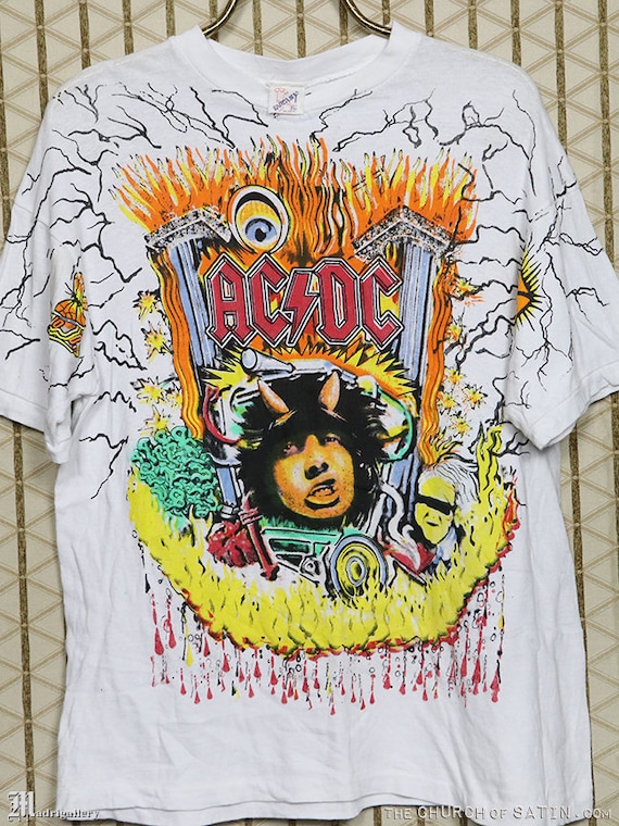 Acdc t on sale shirt vintage