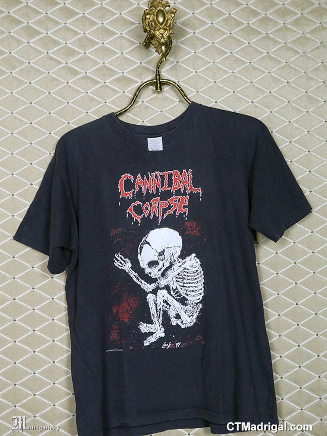 Cannibal Corpse Tour Shirt Black Metal T-shirt Six Feet Under