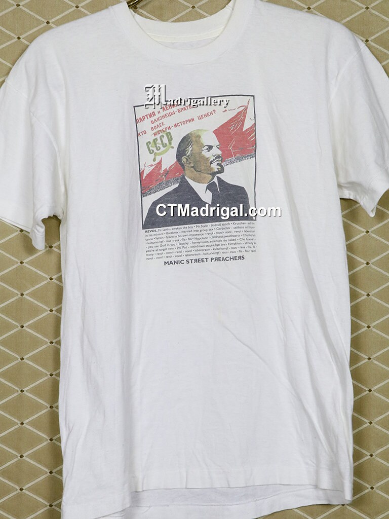 Manic Street Preachers T-shirt, Vintage Revol Shirt, Suede