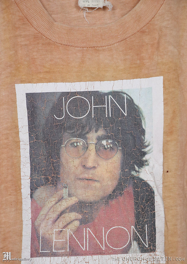 ジョン・レノンTシャツ、ビートルズ、ヨーコ・オノ、ヴィンテージ
