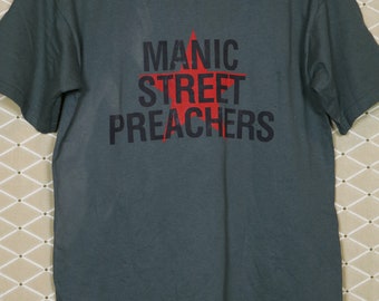manic street preachers マニックス　Tシャツ　L　バンドT Manic Street Preachers バンドTシャツ マニック・ストリート