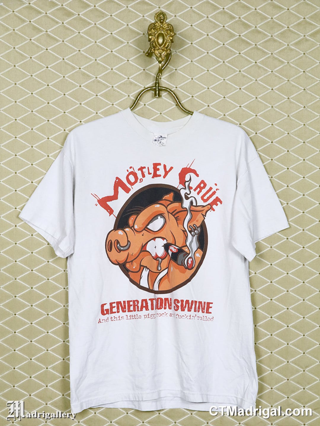 Motley Crue Vintage T Shirt 1997 Generation Swine Tour