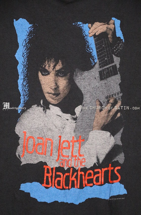 Joan Jett t-shirt, vintage rare tee, 1980s 80s 80… - image 2