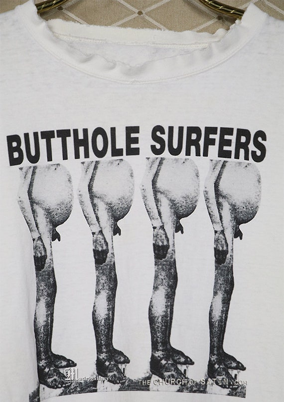 Butthole Surfers t-shirt, long sleeve white tee, … - image 3