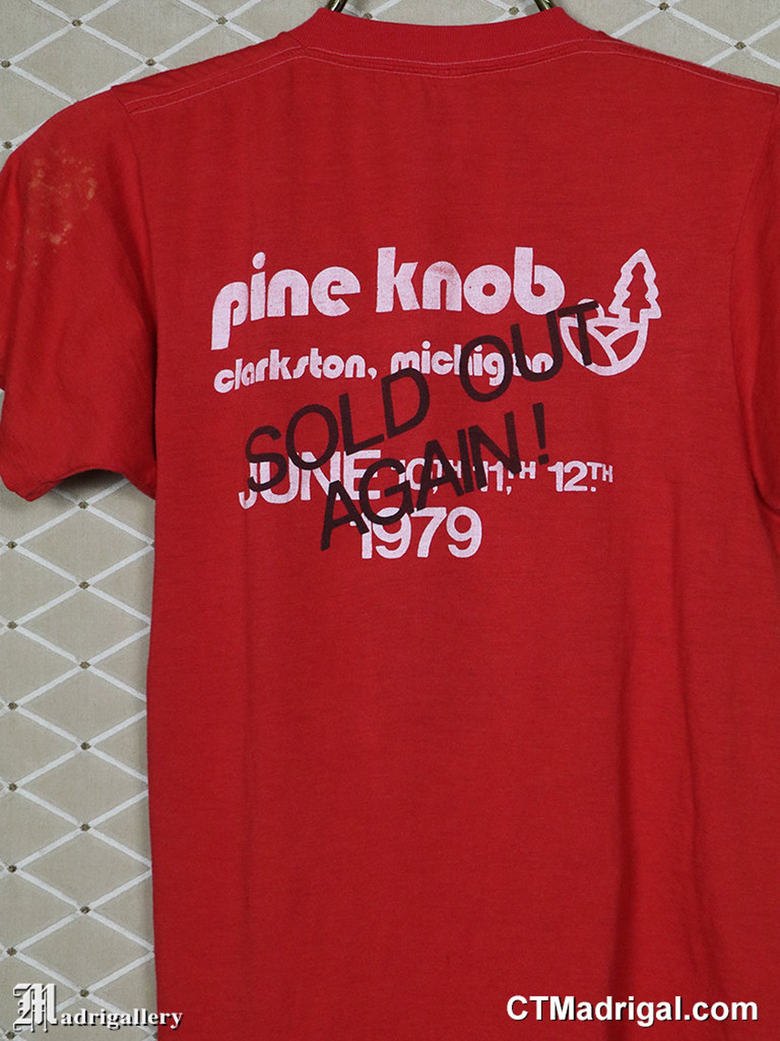 J Geils Band Shirt Vintage Rare Red Tour Tee 1970s 70s Etsy