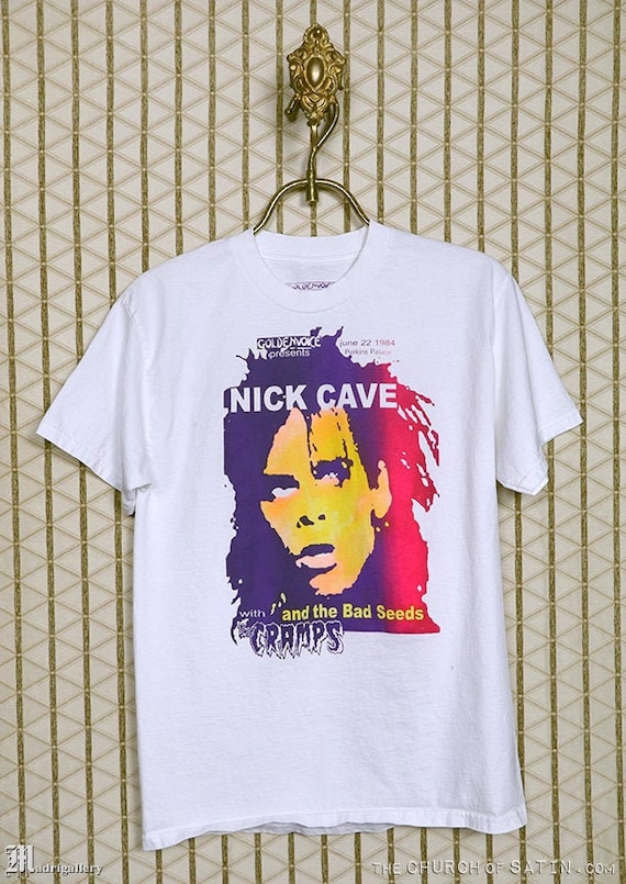 NICK CAVE PHOTO BAD SEEDS GRINDERMAN THE BIRTHDAY PARTY NEW S-XXL WHITE T-SHIRT