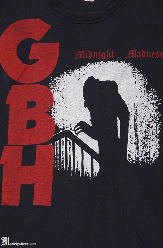GBH shirt, Nosferatu punk t-shirt, vintage rare M… - image 2