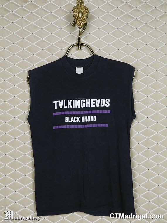 Talking Heads tour shirt 1982 vintage rare t, Davi