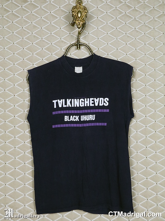 Talking Heads tour shirt 1982 vintage rare t, Dav… - image 1