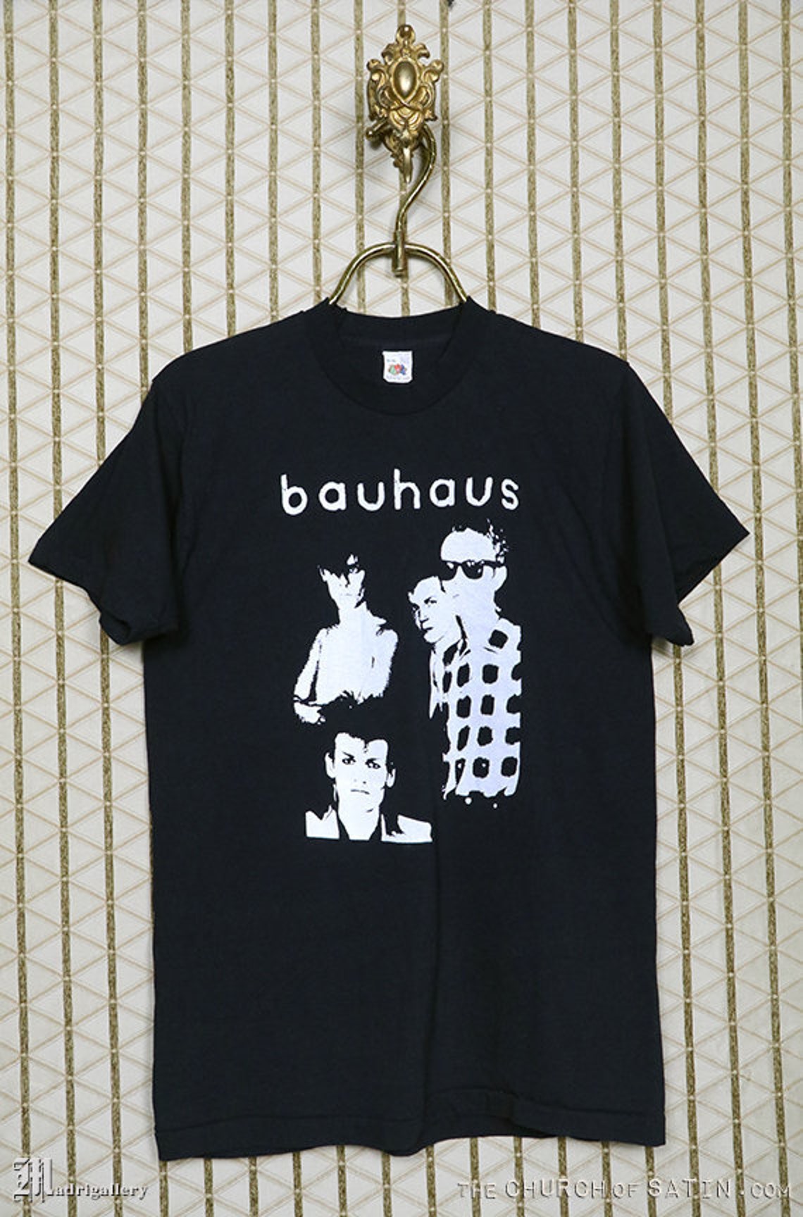 Bauhaus T-Shirt vintage seltenes schwarzes T-Shirt Peter Bild 1