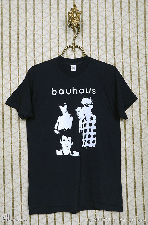 Bauhaus Tshirt Vintage Rare Black Tee Shirt Peter Murphy Etsy UK