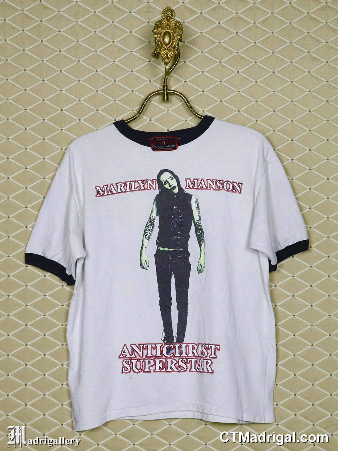 Marilyn Manson T-shirt Vintage Rare Shirt Punk Goth Cradle Marilyn Manson T-shirt Vintage Rare Shirt Punk Goth Cradle