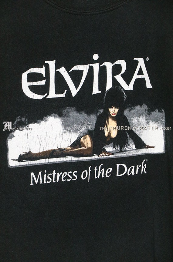 Elvira shirt, horror movie t-shirt, vintage rare … - image 2