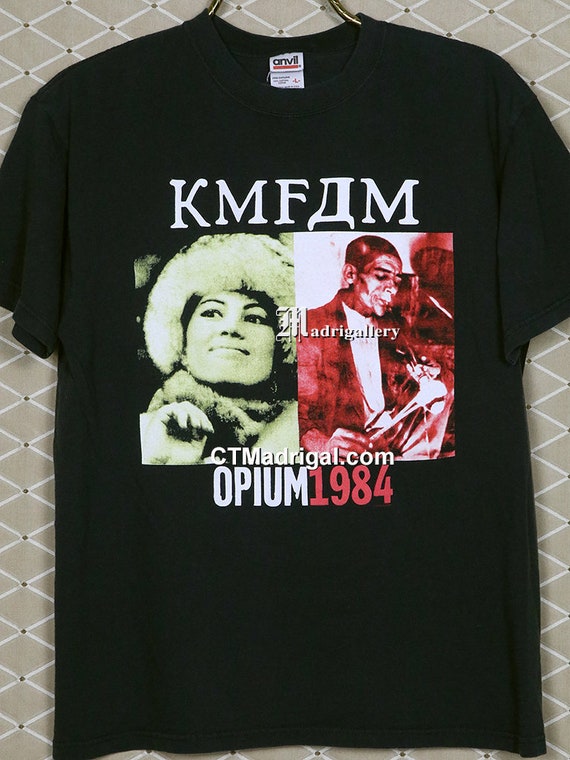 KMFDM shirt vintage rare Opium T-shirt Ministry NIN NINe - Etsy 日本