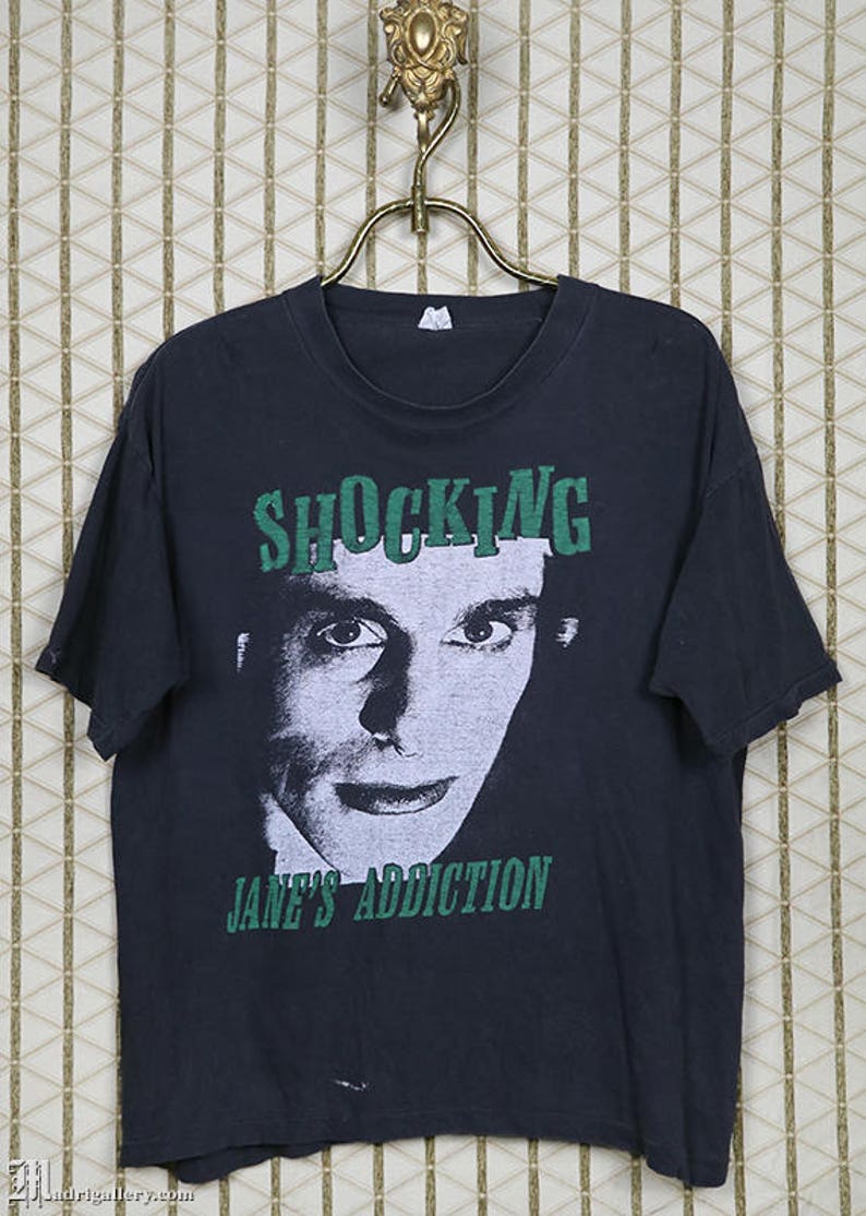Jane's Addiction Vintage Rare Tshirt Faded Soft Black Etsy