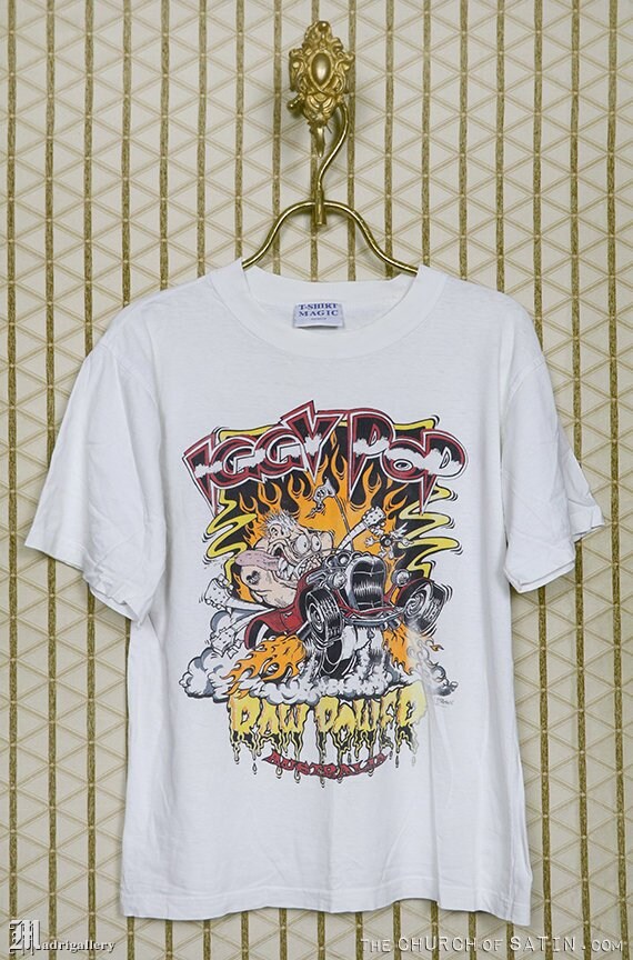 RAW POWER vintge tour Tシャツ Iggy Pop 1988 RAW POWER Vintage Shirt by Blue Thunder Size L