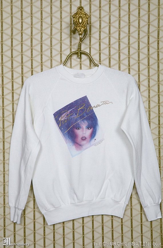 Pat Benatar shirt, vintage rare 1981 long sleeve s