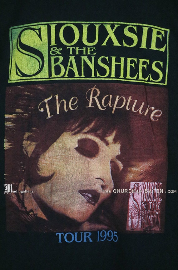 Siouxsie and the Banshees T-shirt, Vintage Rare Tee Shirt Siouxsie and the Banshees T-shirt, Vintage Rare Tee Shirt