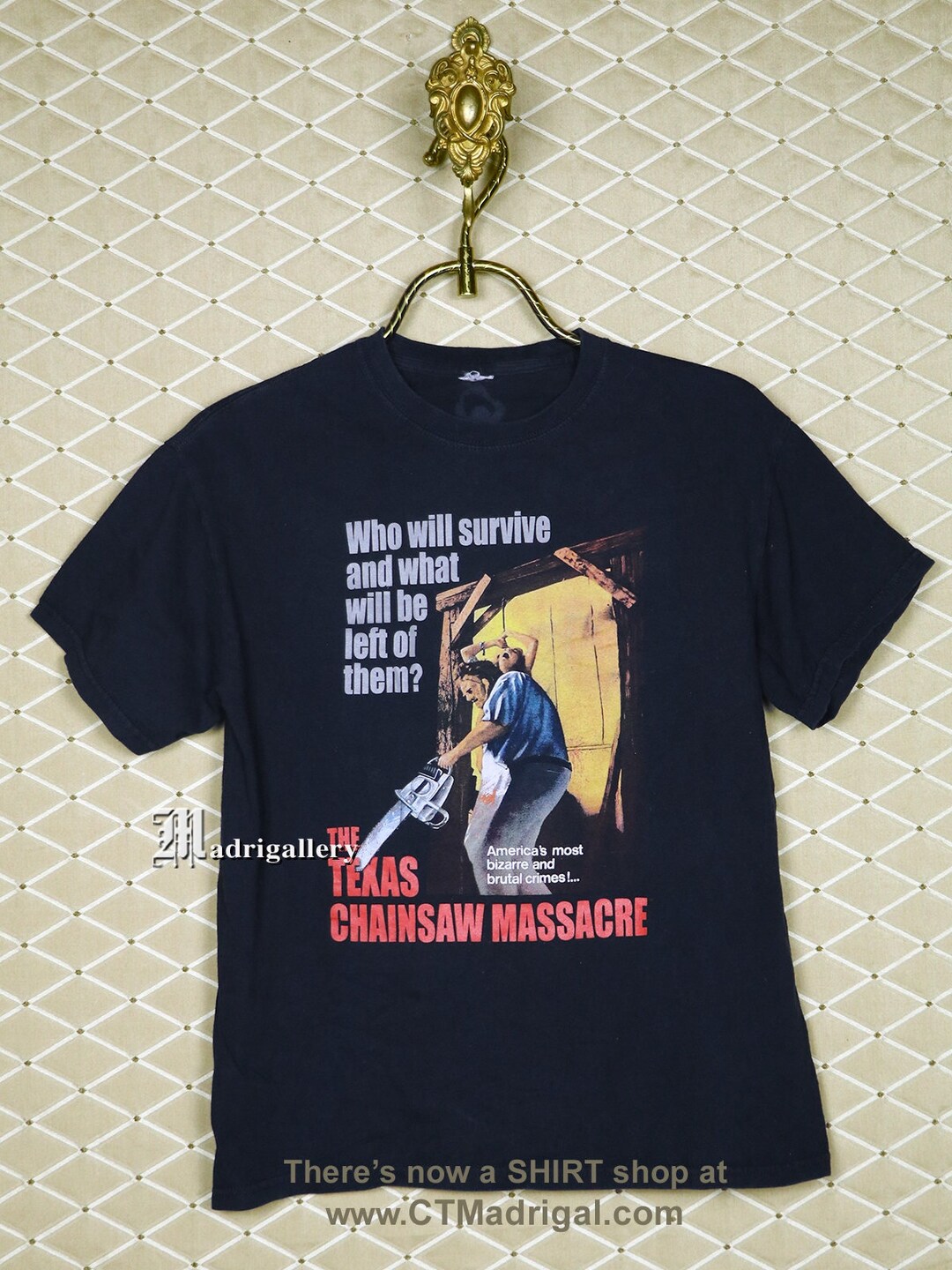 2000s 悪魔のいけにえ ムービーTシャツ 表記M - 古着屋HamburgCafe