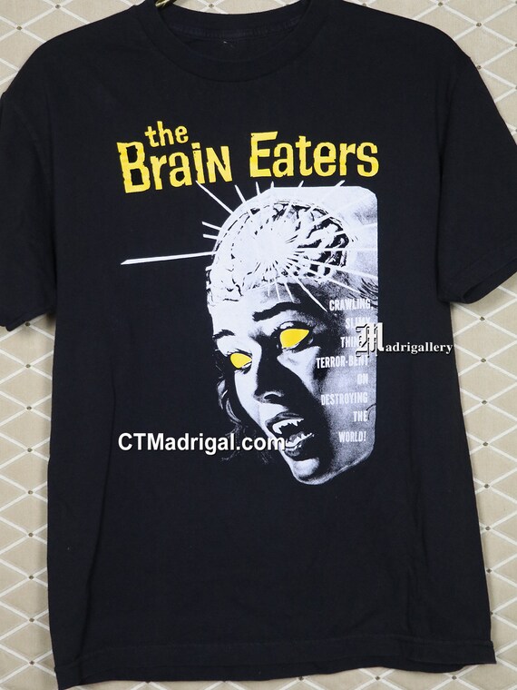 Brain Eaters Horror Movie T-shirt Alien Predator Thing Species