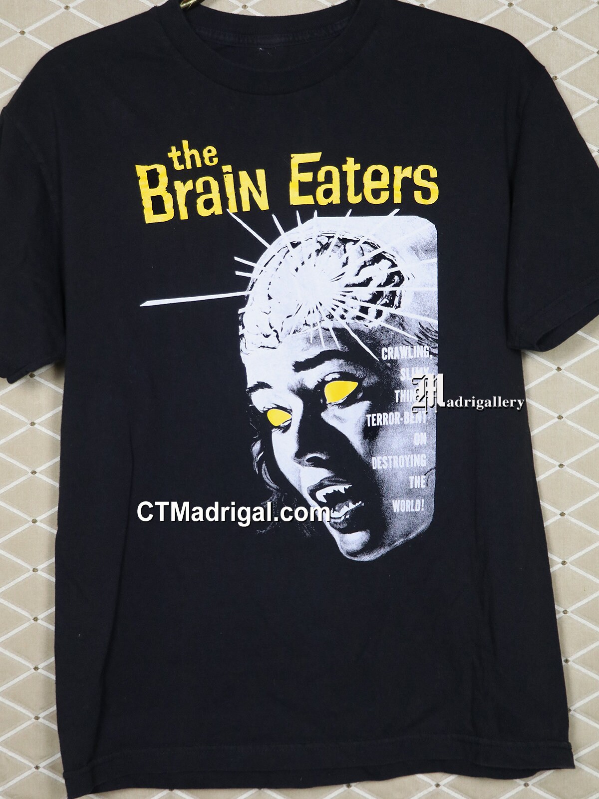 Brain Eaters Horror Movie T-shirt Alien Predator Thing Species