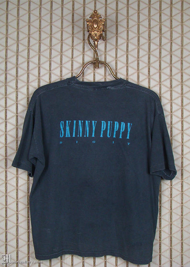 Skinny Puppy T-shirt black soft thin tee shirt Dig It | Etsy