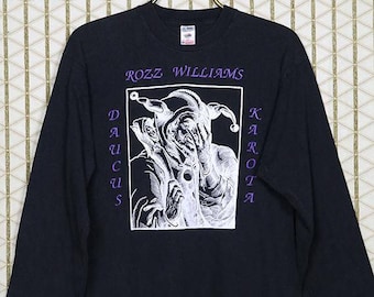 Rozz Williams shirt, Christian Death, vintage rare T-shirt, Bauhaus Marilyn Manson Siouxsie Banshees, long sleeve goth gothic Daucus Karota