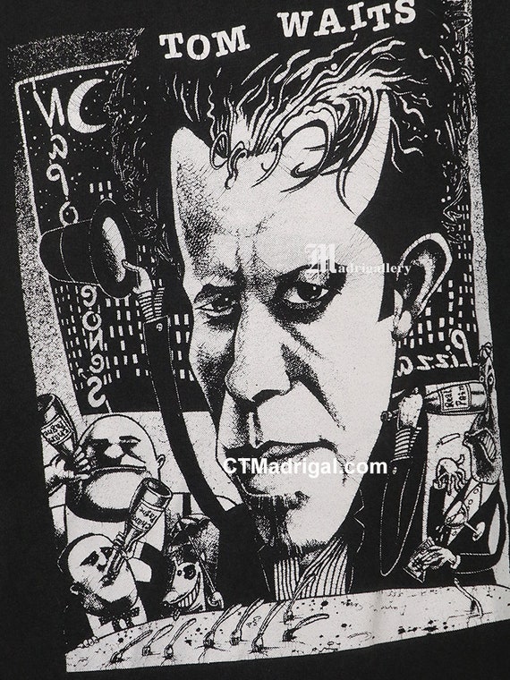 Tom Waits t-shirt, Nick Cave Jam Iggy Pop Lou Ree… - image 3