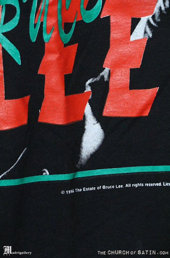 Bruce Lee vintage rare T-shirt, 1996 Mosquitohead… - image 4