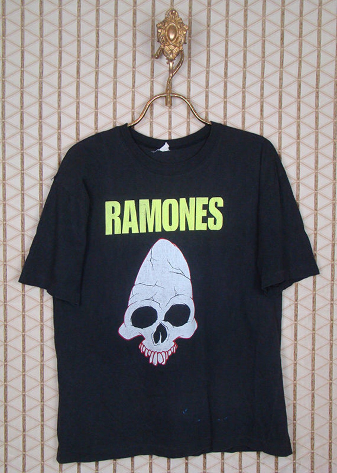 Ramones 1991 Tour T-shirt Gabba Hey Hardcore Punk Rock, Iggy Pop