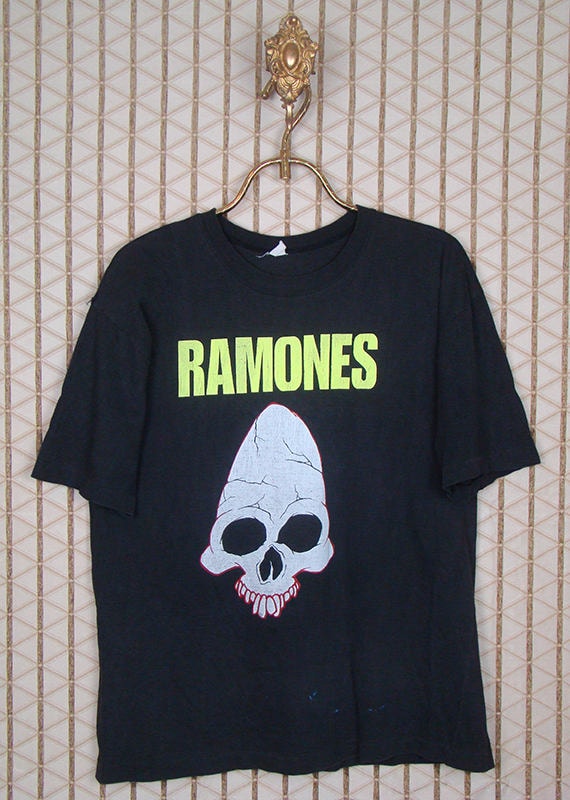 Ramones 1991 Tour T-shirt Gabba Hey Hardcore Punk Rock, Iggy Pop